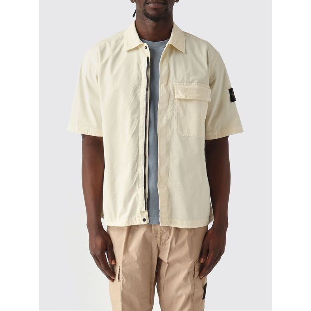 Stone Island Shirt Men Ivory